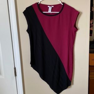 Bar lll asymmetrical hem tunic top